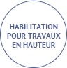 Habilitation pour travaux en hauteur