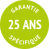 Produit garanti 25 ans constructeur