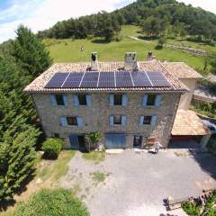 Installation de panneaux photovoltaques  Brenon dans le Haut Var