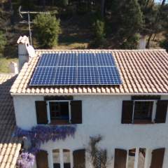 Installation photovoltaque  La Motte