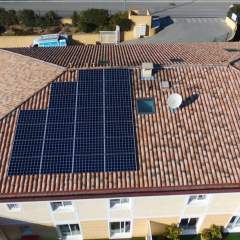 Installation photovoltaque en autoconsommation en coproprit 